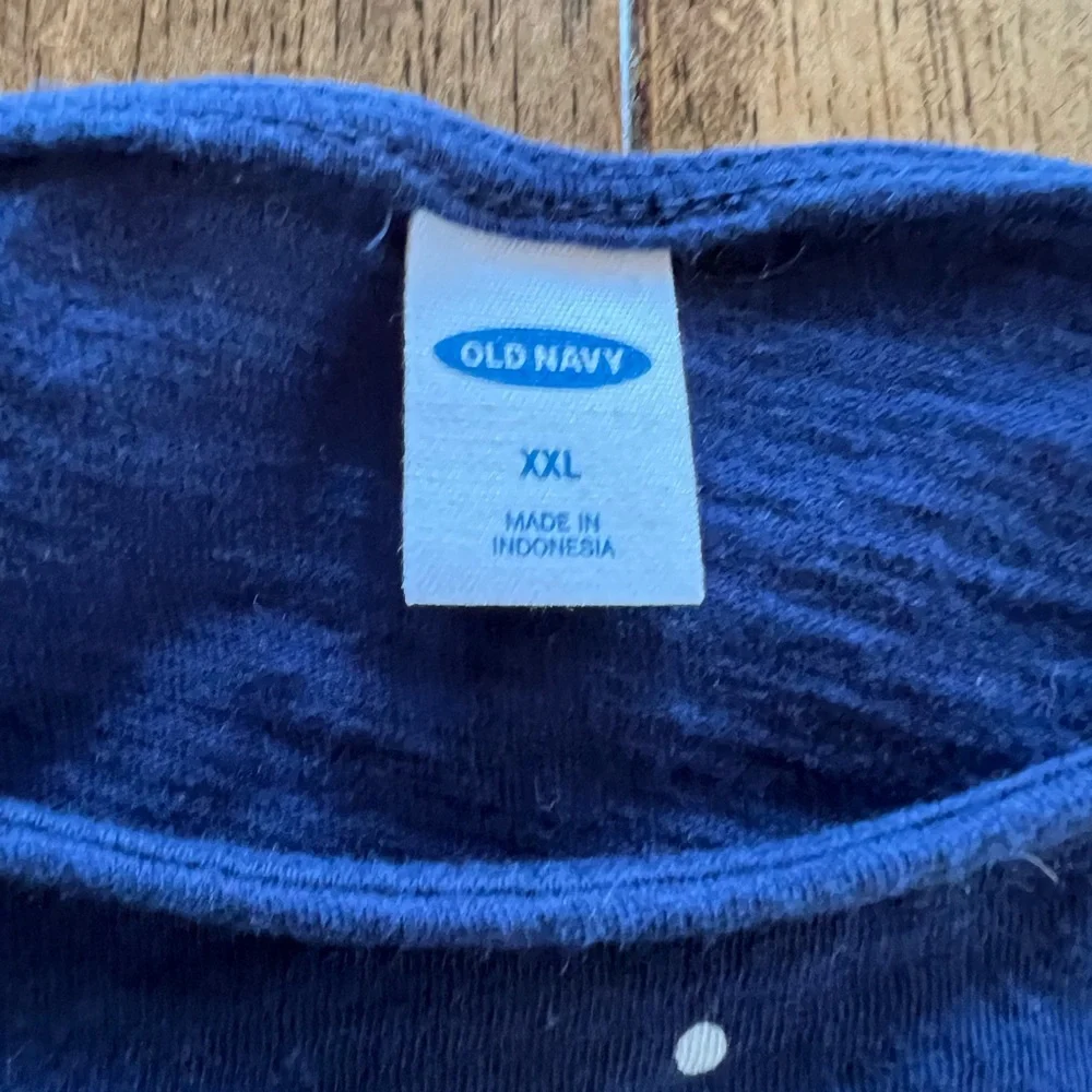 Old Navy Tie Front Short Sleeve Shirt - Picture 2 of 3